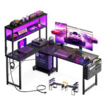 AODK L Shaped Desk Con Archivero With Power Oulet X004981YXP. B0D5BDH5GC (1)