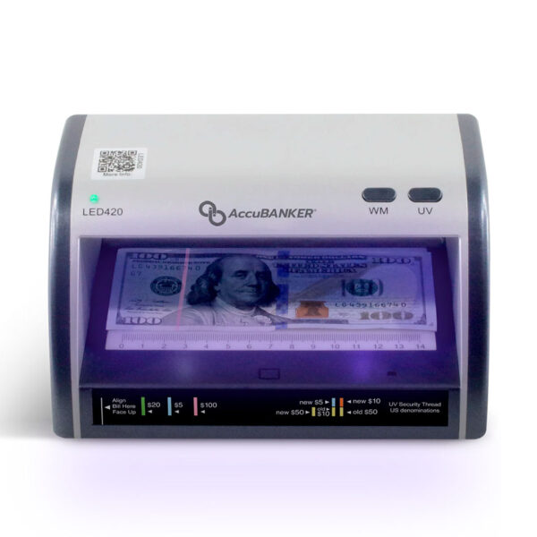 AccuBanker LED420 Detector Manual de Billetes y Documentos Falsos LED (3)