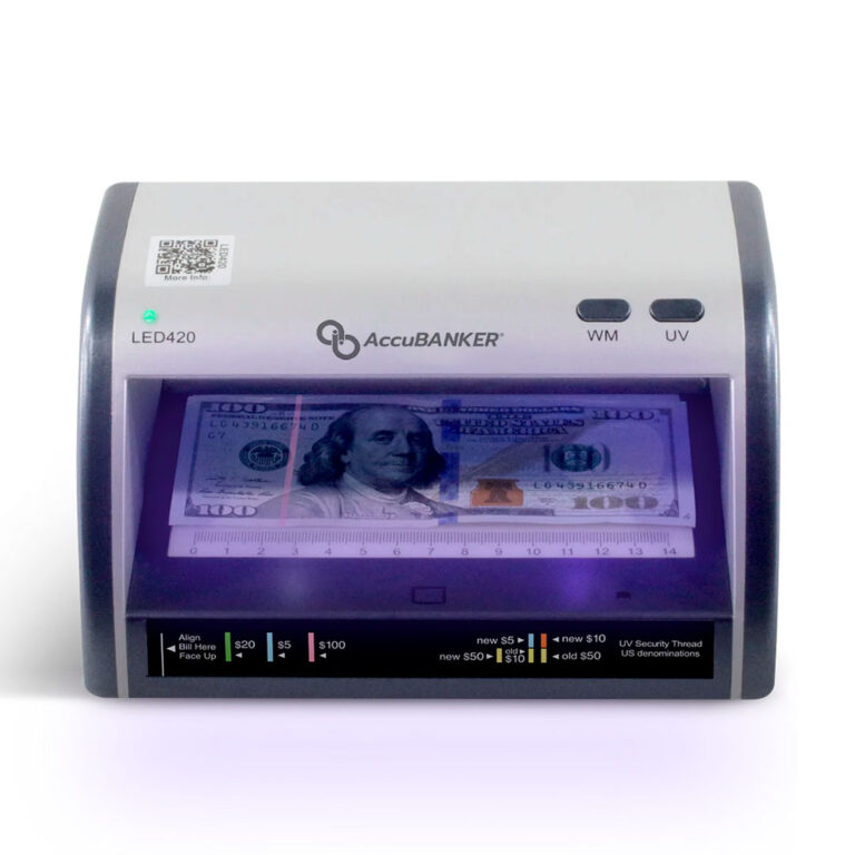 AccuBanker LED420 Detector Manual de Billetes y Documentos Falsos LED (3)