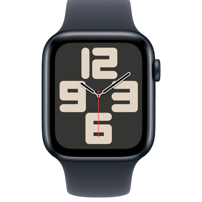 Apple Watch SE (2nd Generation) 44mm GPS, (MRE93LLA) Midnight Alu Case wirh Midnight Sport Band ML (1) (1)