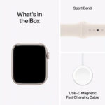 Apple Watch SE (3nd Generation) 44mm GPS, MEHJ4LWA Starlight Alu Starlight Sport Band ML (1)