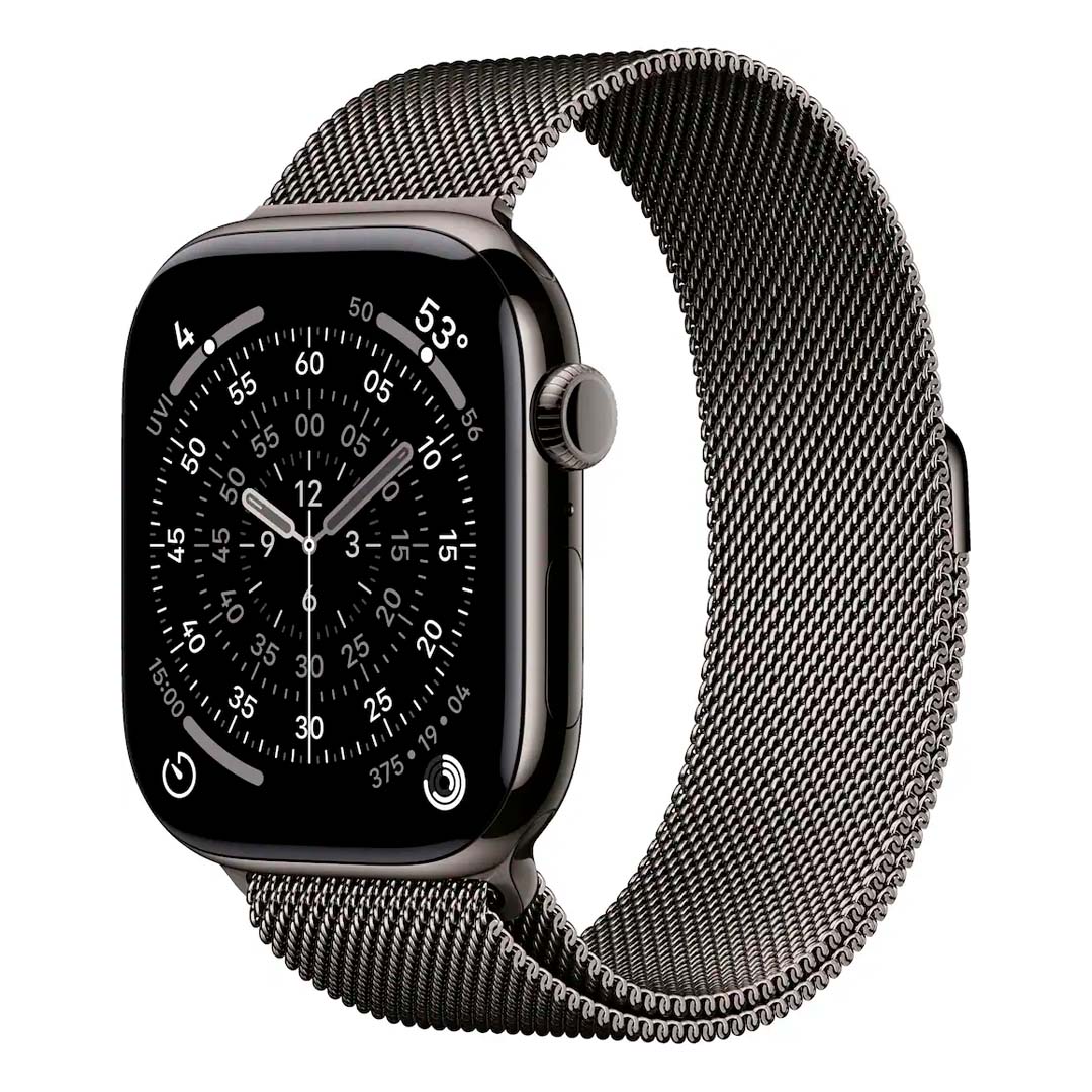 Apple Watch Serie 11 46mm MFD44LWA Slate Ti Slate Milanese Loop ML CEL Apple Watch Serie 11 46mm MFD44LWA Slate Ti Slate Milanese Loop ML CEL
