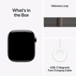 Apple Watch Serie 11 46mm MFD44LWA Slate Ti Slate Milanese Loop ML CEL