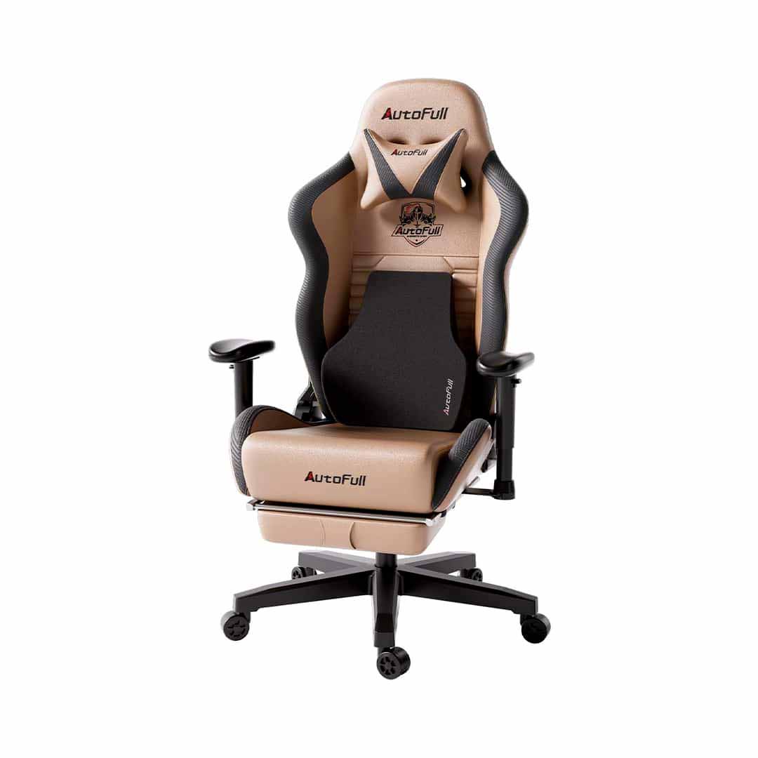 AutoFull AF083ZPJA-CB Gaming Chair BrownBlack Synthetic Leather (1) Silla Gaming AutoFull AF083ZPJA-CB - Versión JPN - Imagen 1