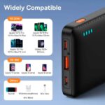 Baseus Airpow 20000mAh Capacity Fast Charge Power Bank Black PPAP20K