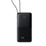 Baseus Airpow Bipow 2 Power Bank with USB-C Cable 10000mAh 20W Cluster Black PPBD2-1W22 (1)