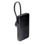 Baseus EnerFill FC51 Bipow 2 Pro Digital Display Power Bank with Built-in Cable 10000mAh 22.5W Cosmic Black PPBD2P-1022 (1)