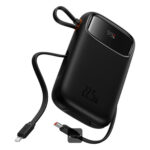 Power Bank Baseus QPow 3 - 20000mAh / 22.5W / Pantalla digital / USB-C integrado / Cable IP / Carga rápida - PPQD3-2022D - Imagen 2