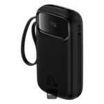 Power Bank Baseus QPow 3 - 20000mAh / 22.5W / Pantalla digital / USB-C integrado / Cable IP / Carga rápida - PPQD3-2022D