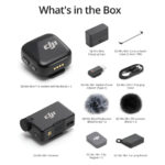 DJI Mic Mini (DMMR01DMT01), (2TX + 1RX + Charging Case) Wireless Mocrophone