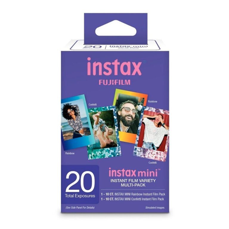 Fujifilm Paper Instax Mini Instant Film Variety Multi-Pack (20 Total Exposures)