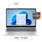 HP 15-FC0025WM. AMD Ryzen5 7520u. 8GB, 1TB SSD, 15.6, US, W11