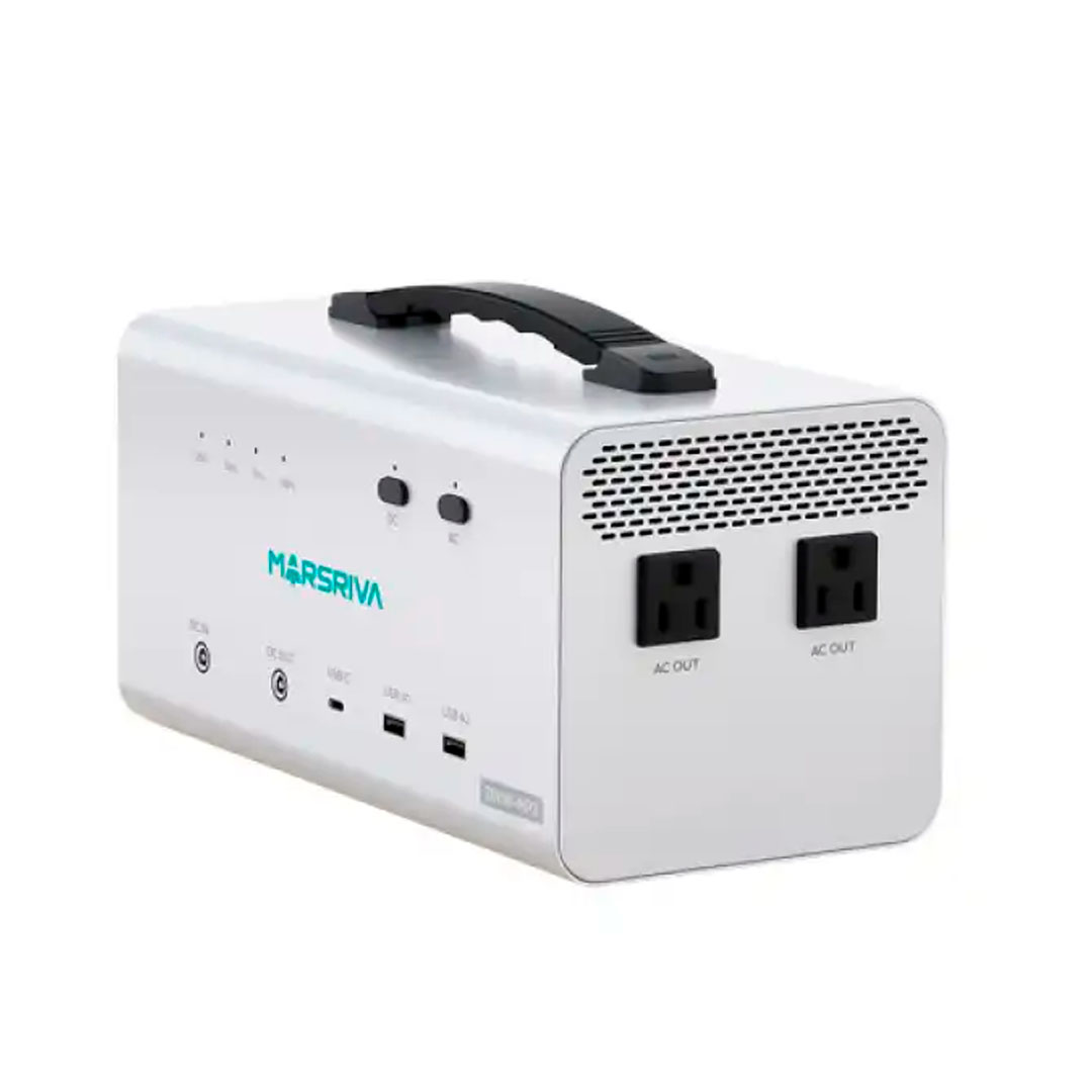 Marsriva Portable Power Station 300W MP3 (153.6WH12.8V12000mAh) Marsriva Portable Power Station 300W MP3 (153.6WH12.8V12000mAh)
