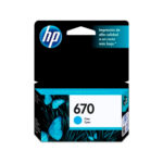 HP Ink Advantage 670, Cyan.