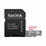 SanDisk Ultra microSDXC UHS-I Card with Adapter 128GB, 100MBs, (SDSQUNR-128G-GN6TA)