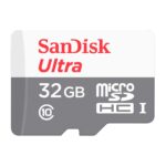 SanDisk Ultra microSDXC UHS-I Card with Adapter 128GB, 100MBs, (SDSQUNR-128G-GN6TA)