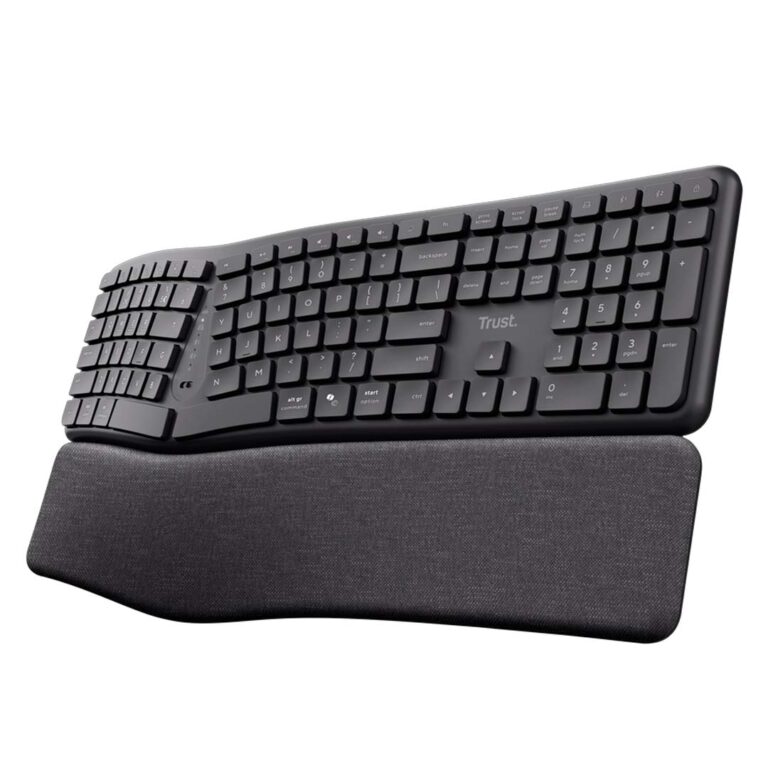 Trust Keyra Ergonomic Multidevice Wireless Keyboard US (25459)