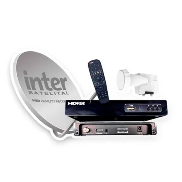 Antena. Inter Kit de Instalacion . (Deco, Antena, LNB-W & Cable)