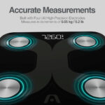 Báscula inteligente Argom Tech Accura 10 BT Smart Body Scale - ARG-SC-8210BK - Negro - Imagen 4