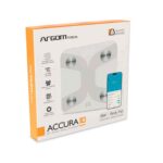 Argom Tech Báscula inteligente Accura 10 BT Smart Body Scale - ARG-SC-8210WT - Blanca - Imagen 2