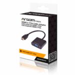Adaptador Argom Tech de cable HDMI a VGA ARG-CB-0055 - Imagen 2