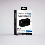 Cargador de pared Argom Tech Volta P7 de 65 W PD tipo C + USB con enchufe plegable ARG-AC-0125BK - Imagen 3