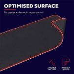 Alfombrilla de mouse gaming GXTrust Glide Flex XXL con bordes iluminados con LED RGB (23395|GXT764) - Imagen 2
