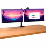 Soporte de escritorio Mara de GXTrust para monitor y laptop brazo con altura ajustable inclinable y giratorio (25337) - Imagen 3