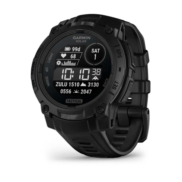 Garmin Instinct 3 45mm, Solar, Tactical Edition (010-02934-50) Black with Black Band