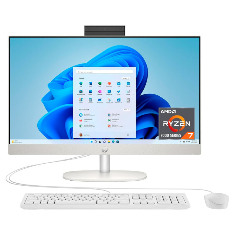 HP 24-cr0032 23.8, AMD Ryzen 7 7730U, 16GB, 512GB SSD, W11