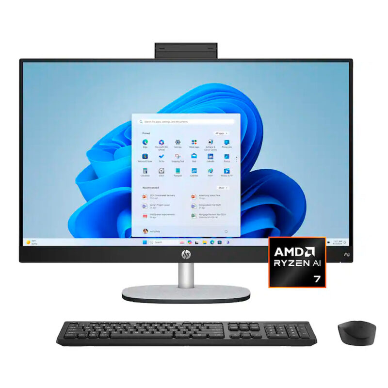 HP 27-ct2054 Copilot+ 27, AMD Ryzen AI 7 350, 16GB, 1TB SSD, W11
