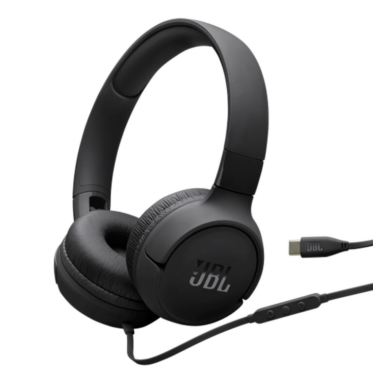 JBL Tune 520C USB-C (JBLT520CBLKAM), Black