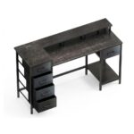 Korfile Escritorio para Computadora 47 5 Cajones HK-CD-031V1-CL-47-1-B