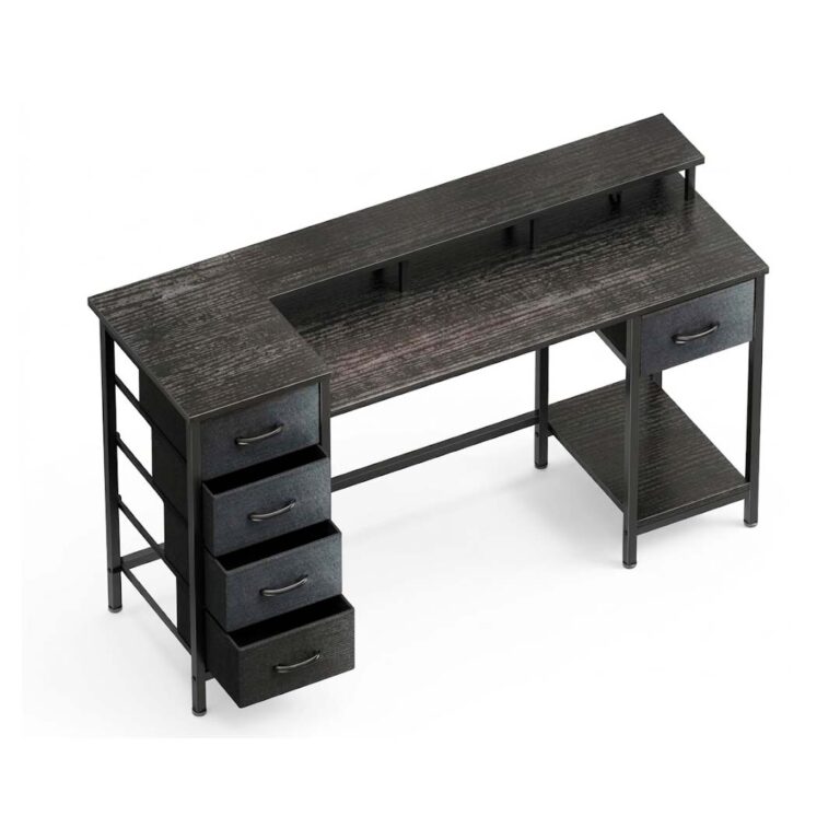 Korfile Escritorio para Computadora 47 5 Cajones HK-CD-031V1-CL-47-1-B