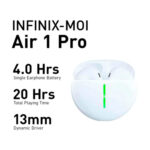 Audífonos inalámbricos Moi x Infinix Air 1 Pro, White - Imagen 3