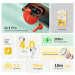 Audífonos inalámbricos Moi x Infinix Air 1 Pro, White - Imagen 2