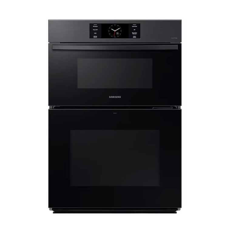 Samsung Bespoke Combi Wall Oven (Dual Convection, Air Fry, 1.9 cu.ft. & 5.1 cu.ft.) Matte Black Steel NQ70CG700DMTAA