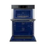 Samsung Bespoke Combi Wall Oven (Dual Convection, Air Fry, 1.9 cu.ft. & 5.1 cu.ft.) Matte Black Steel NQ70CG700DMTAA