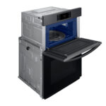 Samsung Bespoke Combi Wall Oven (Dual Convection, Air Fry, 1.9 cu.ft. & 5.1 cu.ft.) Matte Black Steel NQ70CG700DMTAA