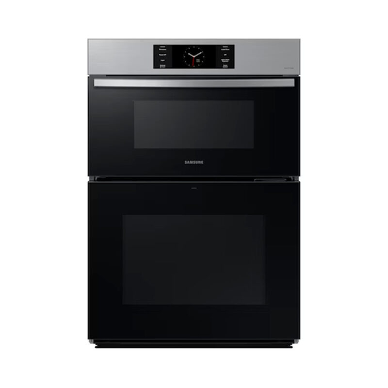 Samsung Bespoke Combi Wall Oven (Dual Convection, Air Fry, 1.9 cu.ft. & 5.1 cu.ft.) Stainless Steel NQ70CG700DSRAA