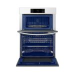 Samsung Bespoke Combi Wall Oven (Dual Convection, Air Fry, 1.9 cu.ft. & 5.1 cu.ft.) White Glass NQ70CB700D12AA