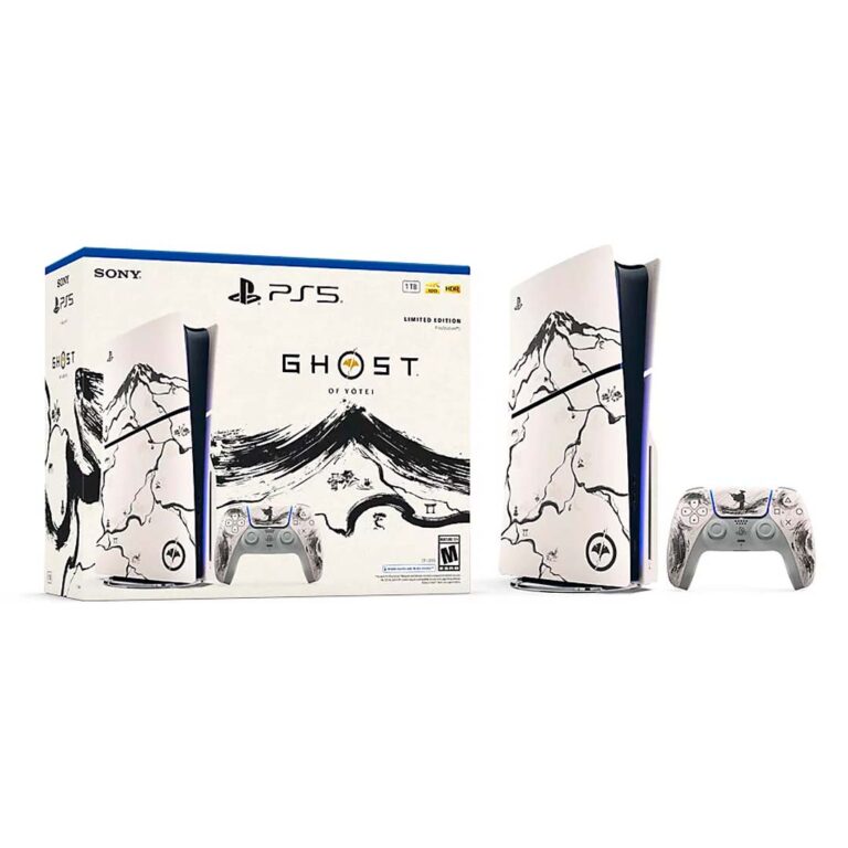 Sony Playstation 5 Slim Disc Drive Ghost of Yotei Black Limited Edition CFI-2015, 1TB