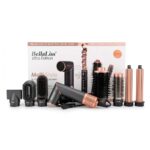 BellaLiss Ultra Edition High Speed Hot Air Brush 8-in-1 (BELLA-6795G) 1200W, Gold Space Gray