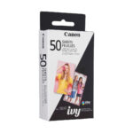 Canon IVY Zink Photo Paper (50 Sheets Feuilles) 2 x 3 5cm x 7.6cm