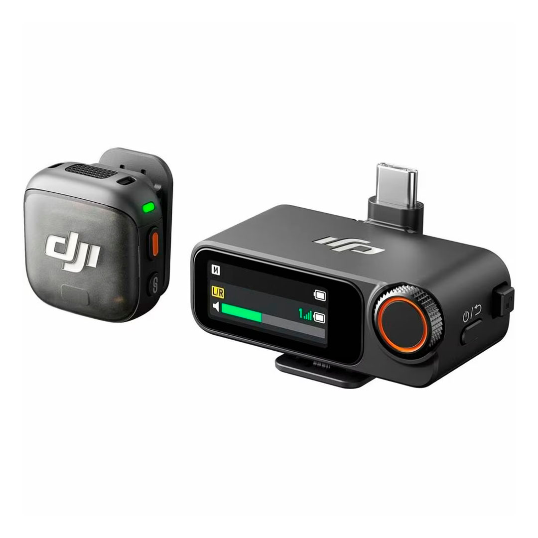 DJI Mic 3 (1 TX + 1 RX) DMR03DMT03 (1) Micrófono inalámbrico DJI Mic 3 transmisor y un receptor (1 TX + 1 RX) DMR03/DMT03 - Imagen 1