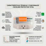 Protector de Voltaje para Aire de Ventana Exceline GSM-AV12 (12.000 BTU / 120V) - Imagen 4