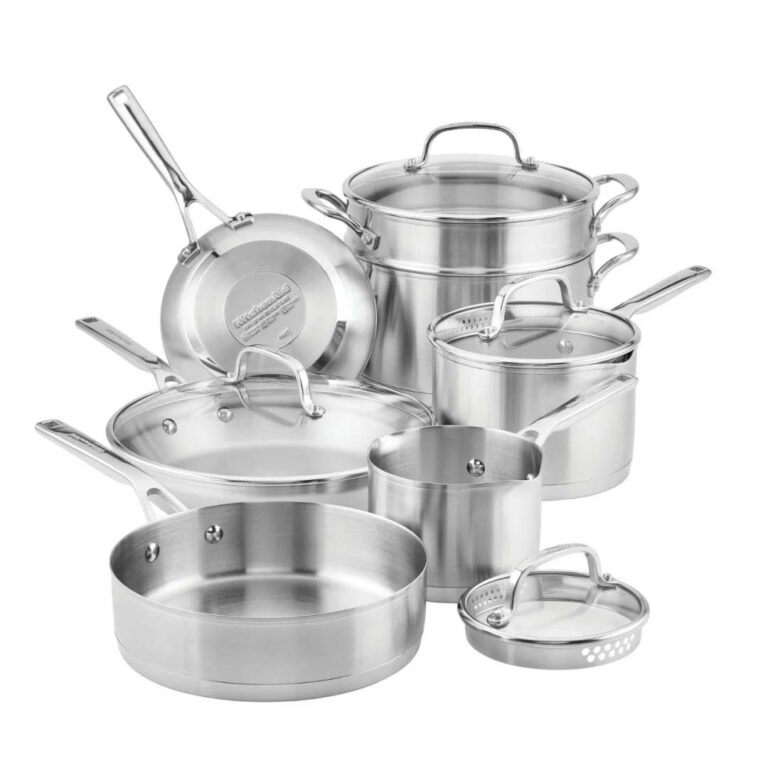 KitchenAid Stainless Steel 3-Ply Base 11-Pc Set 71001