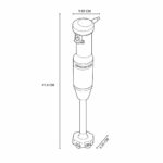 KitchenAid Variable Speed Corded Hand Blender KHBV53ER Empire Red