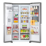 LG Refrigeradora Side by Side 23.8p³ (Net) 22.4p³ (Gross) VS25XHWC InstaView ThinQ Metal