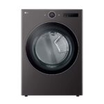 LG Secadora de Carga Frontal 22kg DF74BFXS6BE, Acero Negro, ThinQ